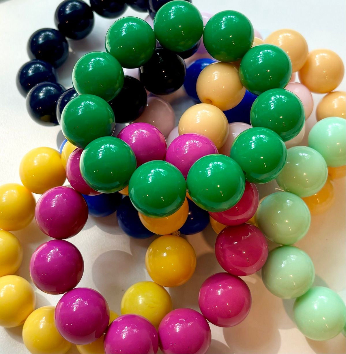 Pulseras bolas de chicle